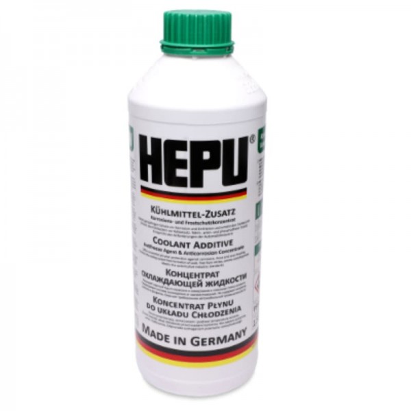 Антифриз HEPU P999 GRN зелен концентрат 1.5 литра