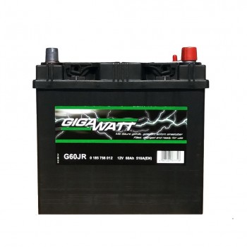 Акумулатор Gigawatt 60 AH/510А R+