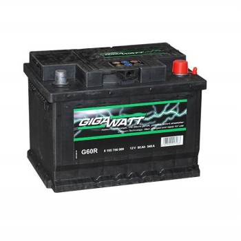 Акумулатор Gigawatt 60 AH/540А R+