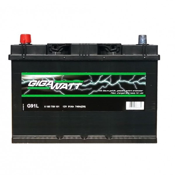 Акумулатор Gigawatt 91 AH/740А L+