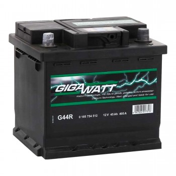 Акумулатор Gigawatt 45 AH/400А R+