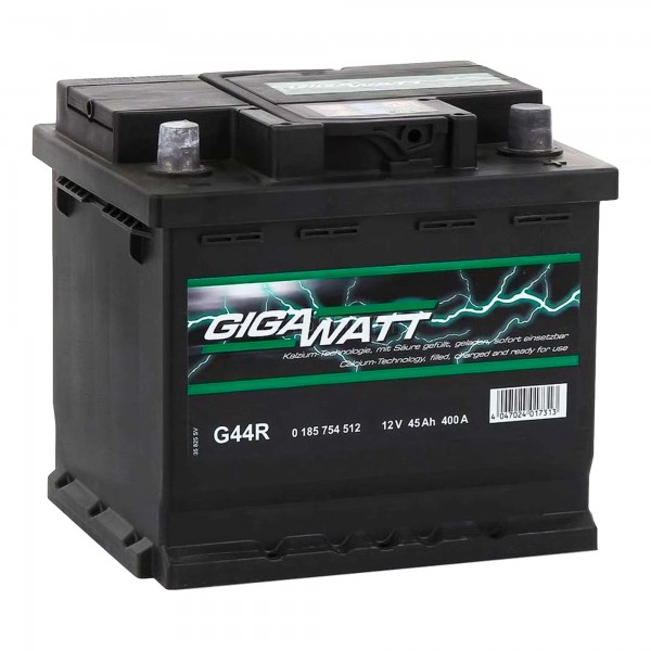 Акумулатор Gigawatt 45 AH/400А R+