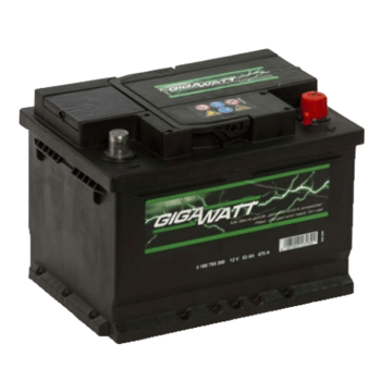Акумулатор Gigawatt 52 AH/470А R+
