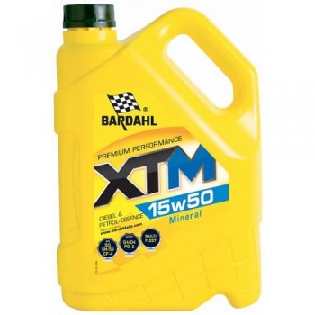 Моторно масло BARDAHL XTM 15W50 5 литра