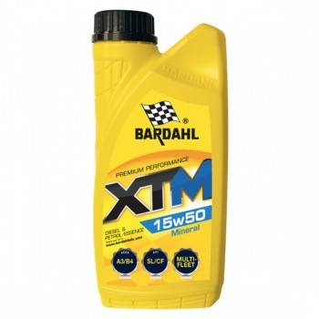 Моторно масло BARDAHL XTM 15W50 1 литър