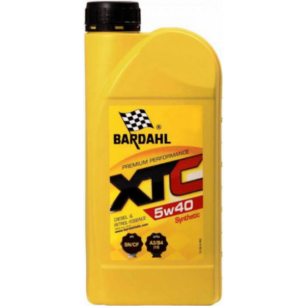 Моторно масло BARDAHL XTC 5W40 1 литър
