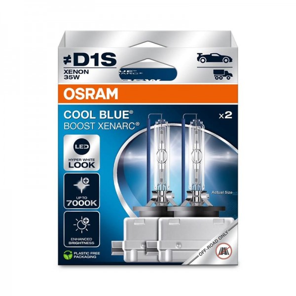 Крушка OSRAM D3S, 85V, 35W, 7000К, 3200 lm. 2 броя