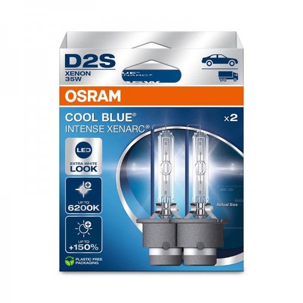 Крушка OSRAM D2S, 85V, 35W, 6200К, 3200lm, 2 броя