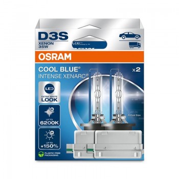 Крушка OSRAM D3S, 42V, 35W, 6200К, 3200lm, 2 броя