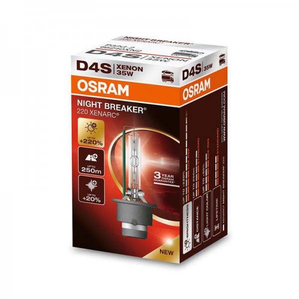 Крушка OSRAM D4S, 42V, 35W, 4400K, 3200lm, 1 брой
