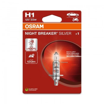 Крушка OSRAM H1, 12V, 55W, 3200K, 1550lm, 1 брой