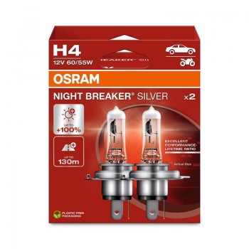 Крушка OSRAM  H4, 12V, 60/55W, 1650/1000lm, 2 броя
