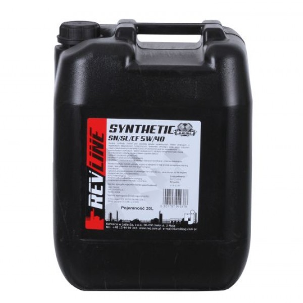 Моторно масло RAFINERIA W JAŚLE SYNTHETIC 5W40 20 литра