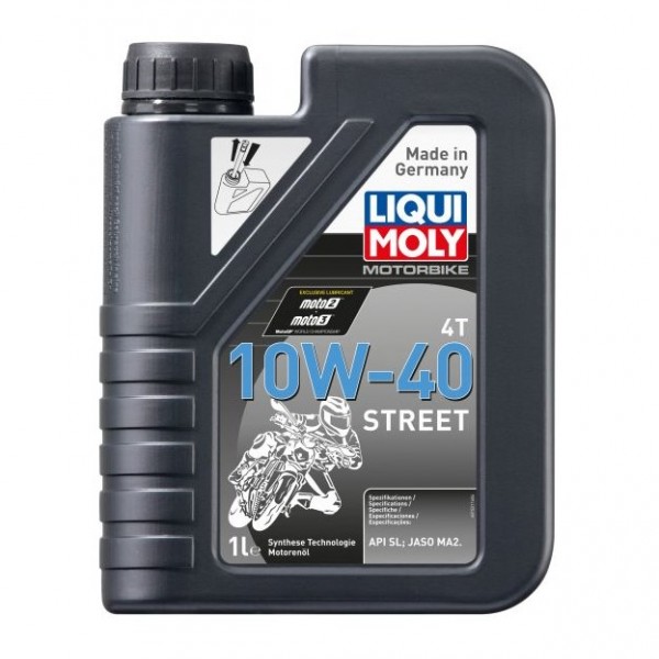 Моторно масло LIQUI MOLY 4T 10W-40 Street 1 литър