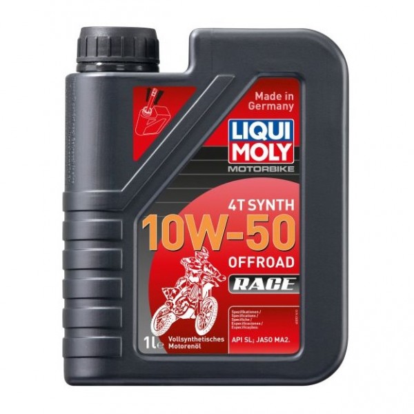 Моторно масло LIQUI MOLY 10W50 4T RACE OFF 1 литър