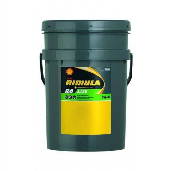 Моторно масло SHELL RIMULA R6 LME 5W30 20 литра