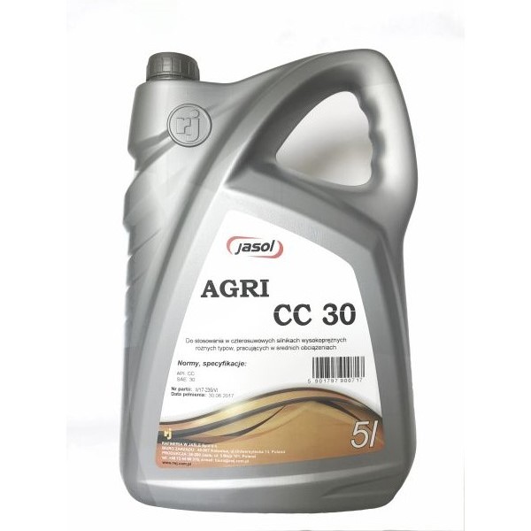 Моторно масло RAFINERIA W JAŚLE JAS. AGRI CC 30 5 литра