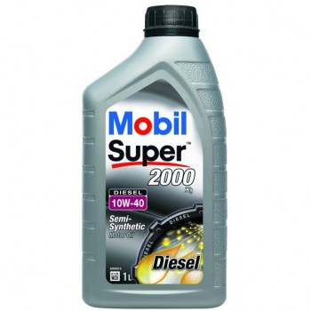 Моторно масло MOBIL SUPER 2000 DIESEL 10W40 1 литър 