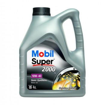 Моторно масло MOBIL SUPER 2000 X1 10W40 4 литра