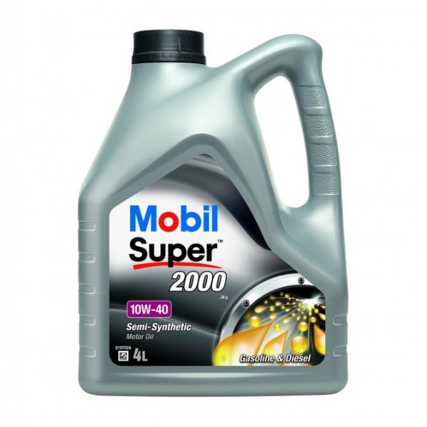 Моторно масло MOBIL SUPER 2000 X1 10W40 4 литра