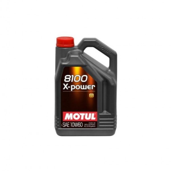 Моторно маслоMOTUL 8100 X-POWER 10W60 5 литра