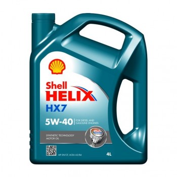 Моторно масло SHELL HELIX HX7 5W40 4 литра