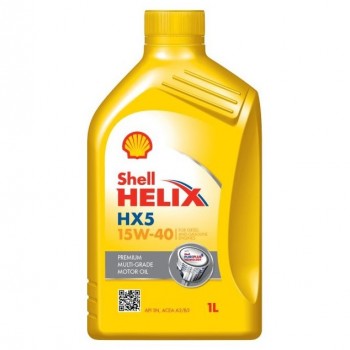 Моторно масло SHELL HELIX HX5 15W40 1 литър 
