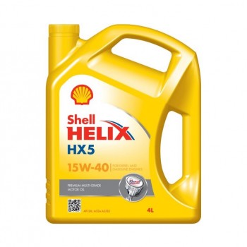Моторно масло SHELL HELIX HX5 15W40 4 литра
