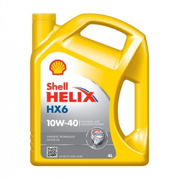 Моторно масло SHELL HELIX HX6 10W40 4 литра