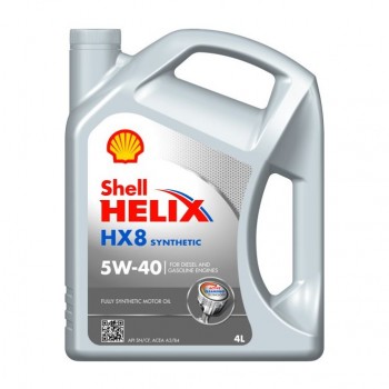 Моторно масло SHELL HELIX HX8 5W40 4 литра