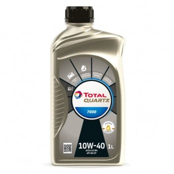 Мотороно масло TOTAL QUARTZ 7000 10W40 1 литър 