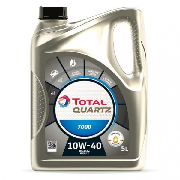 Моторно масло TOTAL QUARTZ 7000 10W40 5 литра