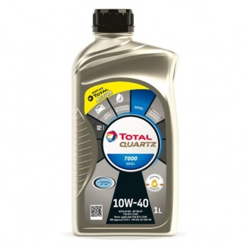 Мотроно масло TOTAL QUARTZ 7000 DIESEL 10W40 1 литър 