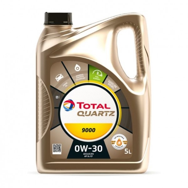 Моторно масло TOTAL QUARTZ 9000 0W30 A5/B5 5 литра