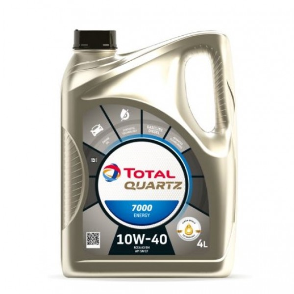 Моторно масло TOTAL QUARTZ 7000 ENERGY 10W40 4 литра