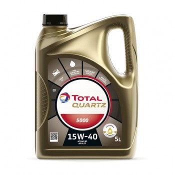 Моторно масло TOTAL QUARTZ 5000 15W40 5 литра