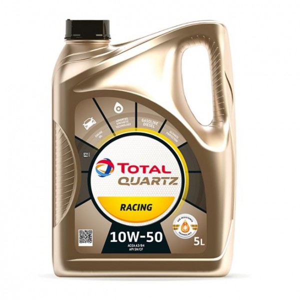 Моторно масло TOTAL QUARTZ RACING 10W50 5 литра